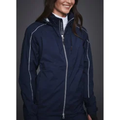 Mountain Horse Guard Team Jacket Navy -Equestrian Supply Store 03368 1599467887506 guard BLANK woman BLANK close