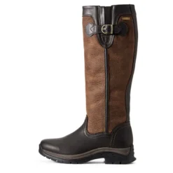 Ariat Women's Belford Gore-Tex Boot Ebony -Equestrian Supply Store 10029469 side