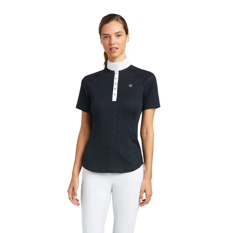Ariat Women's Showstopper Show Shirt Navy 3 Ariat Women's Showstopper Show Shirt Navy