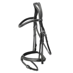 Schockemohle Tokyo F Select Bridle Black-Cream-Silver