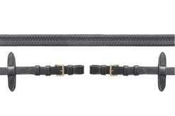 Schockemohle Neo Rubber Reins Black-Gold