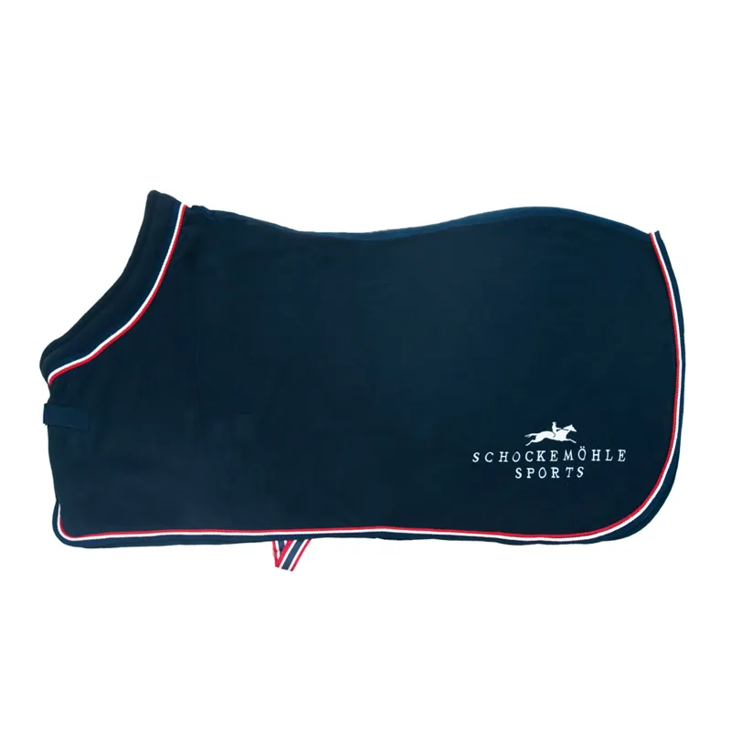 Schockemohle Premium Fleece Rug Logo Navy 3 Schockemohle Premium Fleece Rug Logo Navy