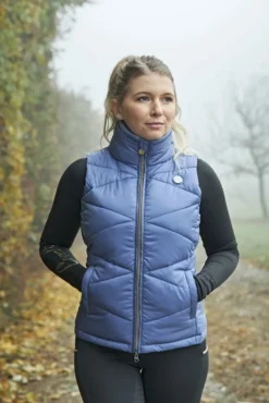 Covalliero Quilted Waistcoat Gilet Ice Blue -Equestrian Supply Store 177834