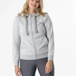 LeMieux Leonie Zip Through Hoodie Grey Marl -Equestrian Supply Store 1b8Q46FY