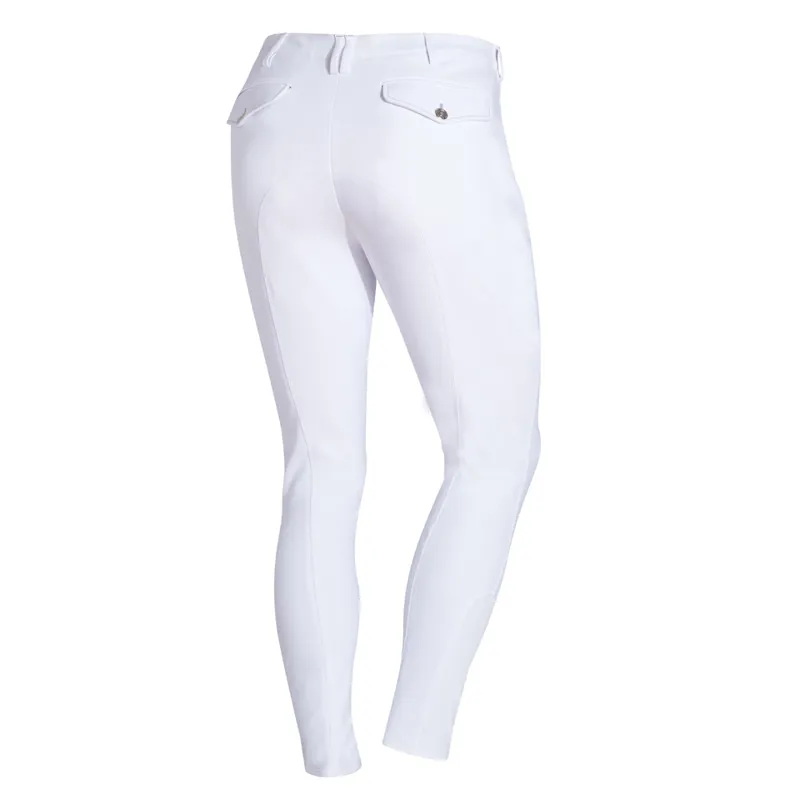 Schockemohle Phoenix Men's Knee Grip Breeches White 4 Schockemohle Phoenix Men's Knee Grip Breeches White - Image 2