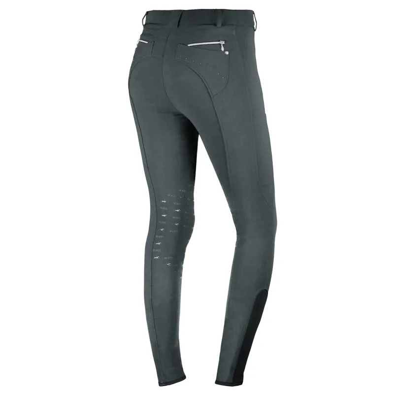 Schockemohle Venus Knee Grip Breeches Graphite 4 Schockemohle Venus Knee Grip Breeches Graphite - Image 2