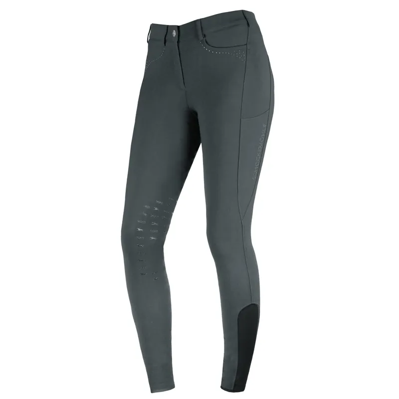 Schockemohle Venus Knee Grip Breeches Graphite 3 Schockemohle Venus Knee Grip Breeches Graphite
