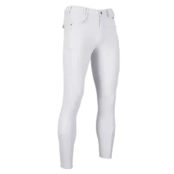 Schockemohle Draco II Men's Knee Grip Breeches White