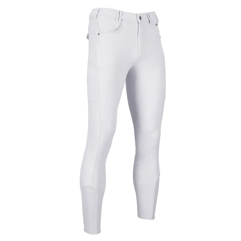 Schockemohle Draco II Men's Knee Grip Breeches White 3 Schockemohle Draco II Men's Knee Grip Breeches White