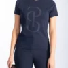 PS Of Sweden Signe Short Sleeve Top - Navy 1 PS Of Sweden Signe Short Sleeve Top - Navy -Equestrian Supply Store 2231 038 59120A