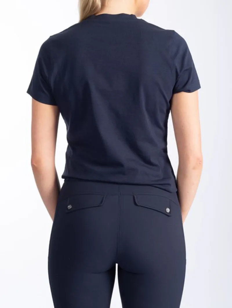 PS Of Sweden Signe Short Sleeve Top - Navy 5 PS Of Sweden Signe Short Sleeve Top - Navy - Image 3