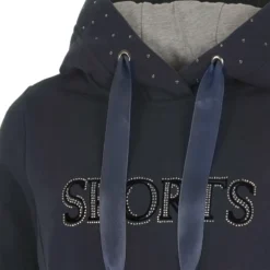 Schockemohle Carolina Style Ladies Hoodie - Blue Nights -Equestrian Supply Store 2940 00335 Carolina bluenights det