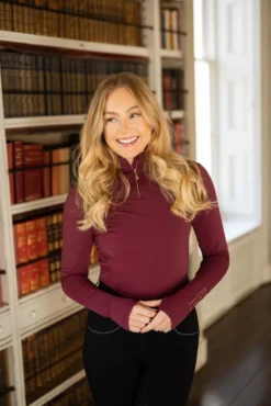 LeMieux Liberte Baselayer Merlot -Equestrian Supply Store 2SyUu3 Y