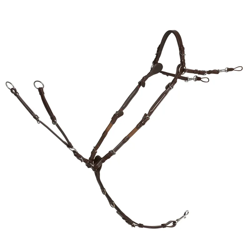 Schockemohle Sevilla Select Breastplate Espresso-Silver 3 Schockemohle Sevilla Select Breastplate Espresso-Silver