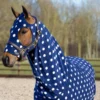 Supreme Products Dotty Fleece Hood In Navy -Equestrian Supply Store 36201 Supreme Products Dotty Fleece Hood Navy 01