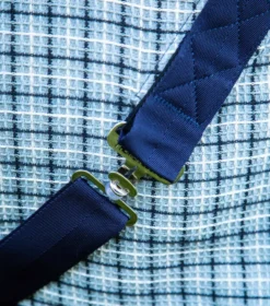 Premier Equine 3D Waffle Cooler Rug Grey -Equestrian Supply Store 3D Waffle Cooler Grey Check 4