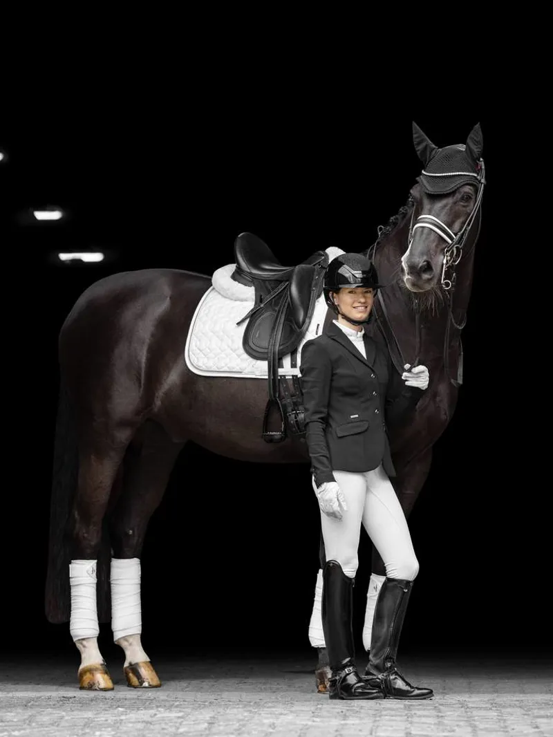 LeMieux Crystal Fly Hood Black 4 LeMieux Crystal Fly Hood Black - Image 2