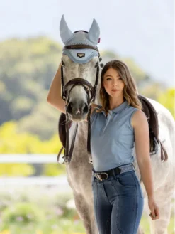 LeMieux Elasticated Belt Denim 8 LeMieux Elasticated Belt Denim -Equestrian Supply Store 4d9a5333