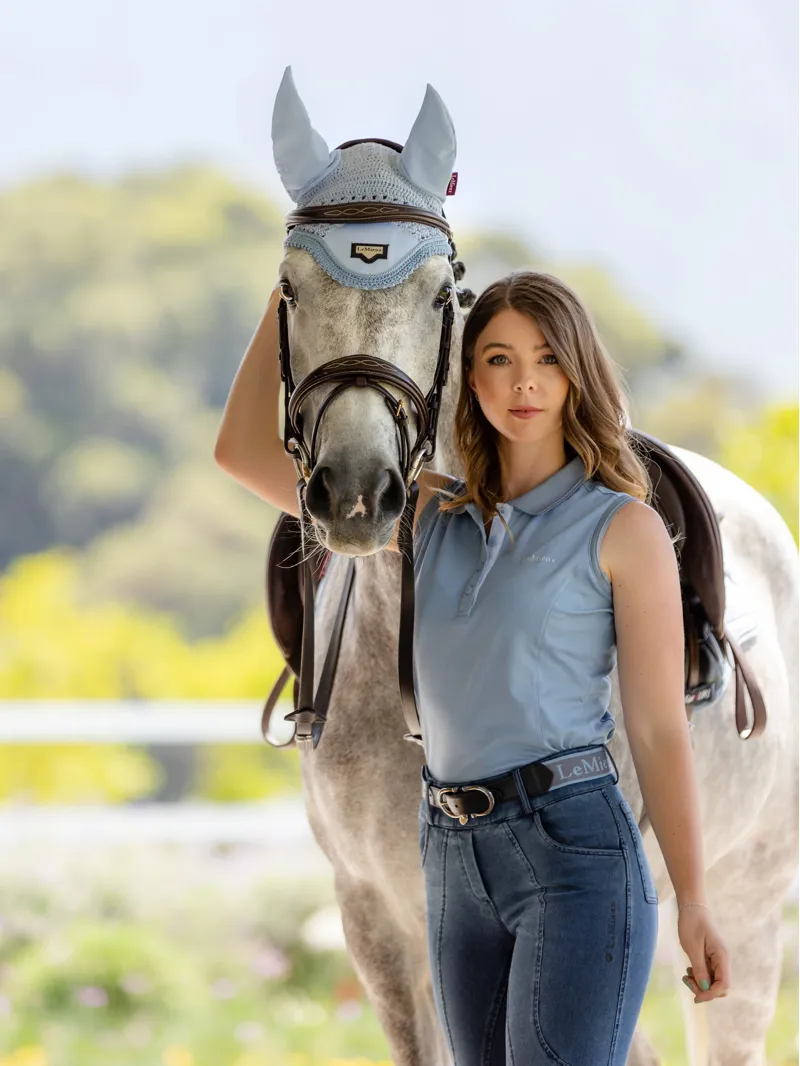 LeMieux Elasticated Belt Denim 5 LeMieux Elasticated Belt Denim - Image 3