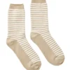 Joules Women's Cosy Stripe Socks - Oakmarl - Cream -Equestrian Supply Store 517012s