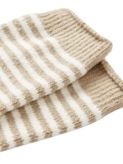 Joules Women's Cosy Stripe Socks - Oakmarl - Cream -Equestrian Supply Store 517012s3