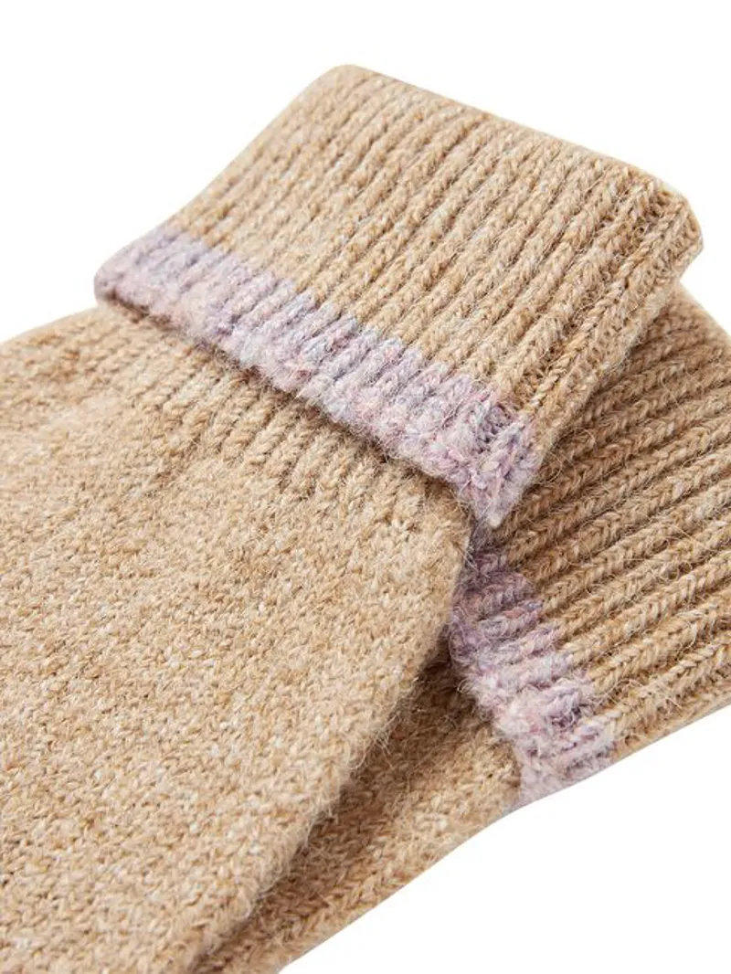 Joules Women's Eloise Knitted Glove - Oat Marl 4 Joules Women's Eloise Knitted Glove - Oat Marl - Image 2