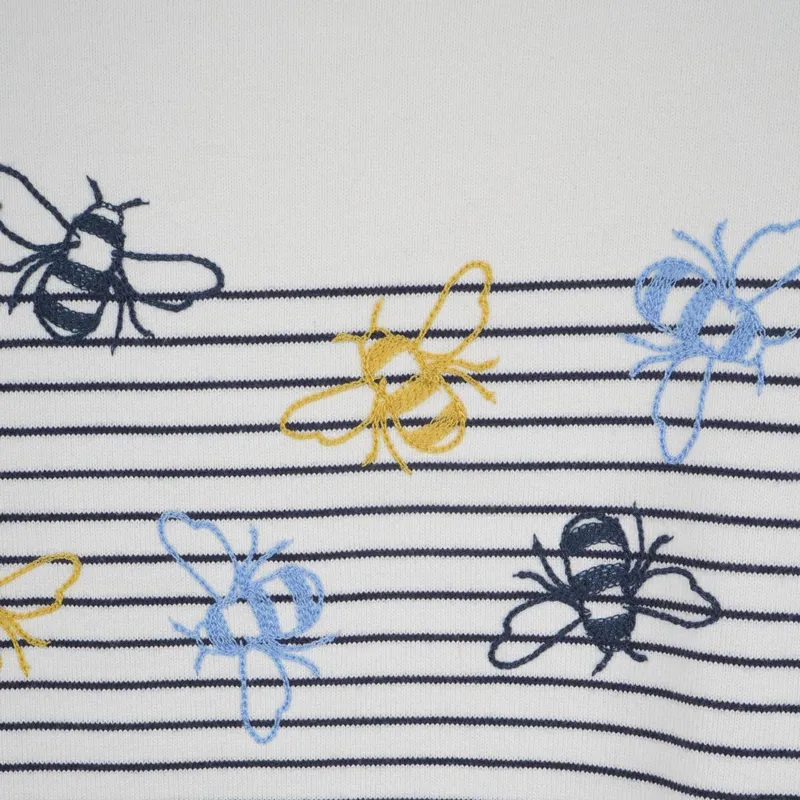 Joules Harbour Embroided Jersey Top - Cremebee 4 Joules Harbour Embroided Jersey Top - Cremebee - Image 2