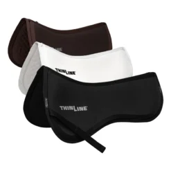 ThinLine Trifecta Cotton Half Pad New Version - Black -Equestrian Supply Store 950 2ad0a44e1e02455974b846f57c1c8814