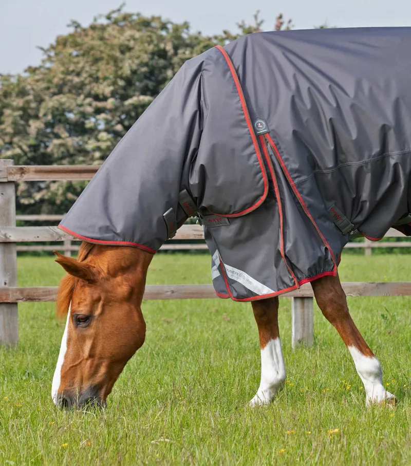 Premier Equine Buster 150g Turnout With Classic Neck Cover Grey 4 Premier Equine Buster 150g Turnout With Classic Neck Cover Grey - Image 2