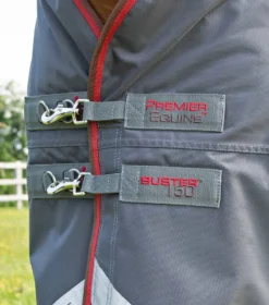 Premier Equine Buster 150g Turnout With Classic Neck Cover Grey 11 Premier Equine Buster 150g Turnout With Classic Neck Cover Grey -Equestrian Supply Store AW21 Buster 150 Grey 4