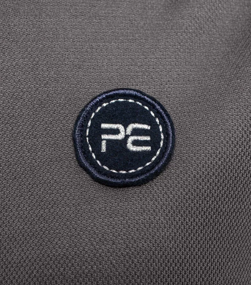 Premier Equine Mini Amia Girl's Technical Short Sleeve Riding Top Grey 5 Premier Equine Mini Amia Girl's Technical Short Sleeve Riding Top Grey - Image 3