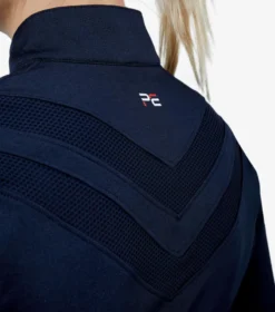 Premier Equine Arclos Ladies Technical Long Sleeve Riding Top Navy -Equestrian Supply Store Arclos Ladies Technical Long Sleeved Training Top Navy 5