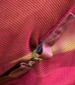 Premier Equine Arisca Scrim Cooler Burgundy -Equestrian Supply Store Arisca Scrim Cooler Burgundy 3