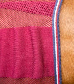 Premier Equine Arisca Scrim Cooler Burgundy -Equestrian Supply Store Arisca Scrim Cooler Burgundy 5