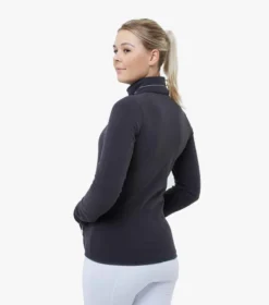 Premier Equine Ascendo Microfleece Riding Top Grey 10 Premier Equine Ascendo Microfleece Riding Top Grey -Equestrian Supply Store Ascendo Ladies Micro Fleece Grey 3