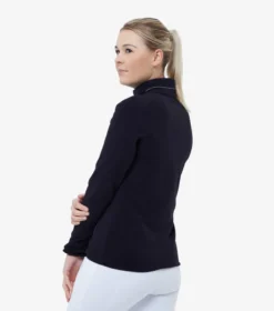 Premier Equine Ascendo Microfleece Riding Top Navy 10 Premier Equine Ascendo Microfleece Riding Top Navy -Equestrian Supply Store Ascendo Ladies Micro Fleece Riding Jacket Navy 3