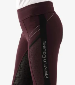 Premier Equine Astrid Girls Full Seat Gel Pull On Riding Tights Wine 12 Premier Equine Astrid Girls Full Seat Gel Pull On Riding Tights Wine -Equestrian Supply Store Astrid Kids Full Seat Gel Pull On Riding Tights Wine 5