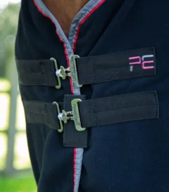 Premier Equine Asure Fleece Rug Black -Equestrian Supply Store Asure Fleece Cooler Black 3