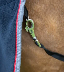Premier Equine Asure Fleece Rug Black -Equestrian Supply Store Asure Fleece Cooler Black 6