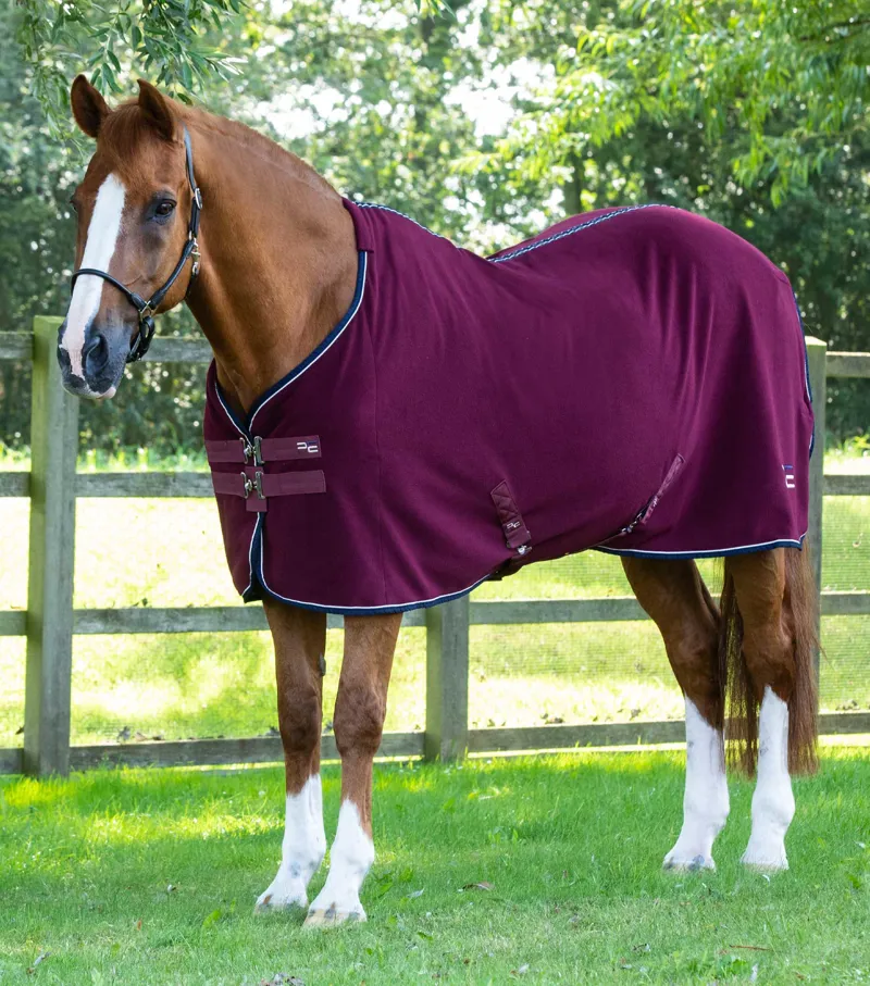 Premier Equine Asure Fleece Rug Burgundy 3 Premier Equine Asure Fleece Rug Burgundy