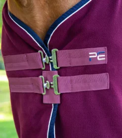 Premier Equine Asure Fleece Rug Burgundy 10 Premier Equine Asure Fleece Rug Burgundy -Equestrian Supply Store Asure Fleece Cooler Burgundy 3