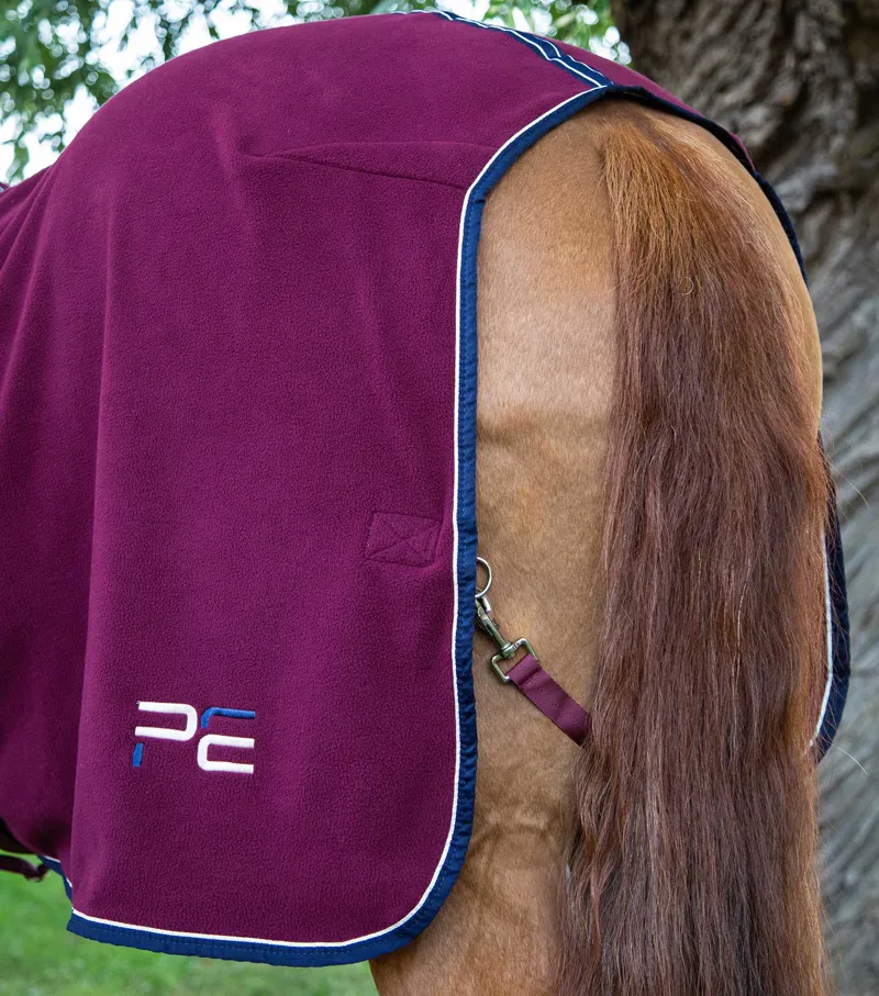 Premier Equine Asure Fleece Rug Burgundy 8 Premier Equine Asure Fleece Rug Burgundy - Image 6