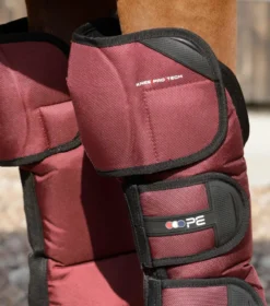Premier Equine Ballistic Knee Pro-Tech Horse Travel Boots Burgundy 8 Premier Equine Ballistic Knee Pro-Tech Horse Travel Boots Burgundy -Equestrian Supply Store Ballistic Knee Pro Tech Travel Boots Burgundy 3