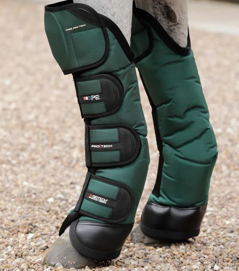 Premier Equine Ballistic Knee Pro-Tech Horse Travel Boots Green 3 Premier Equine Ballistic Knee Pro-Tech Horse Travel Boots Green