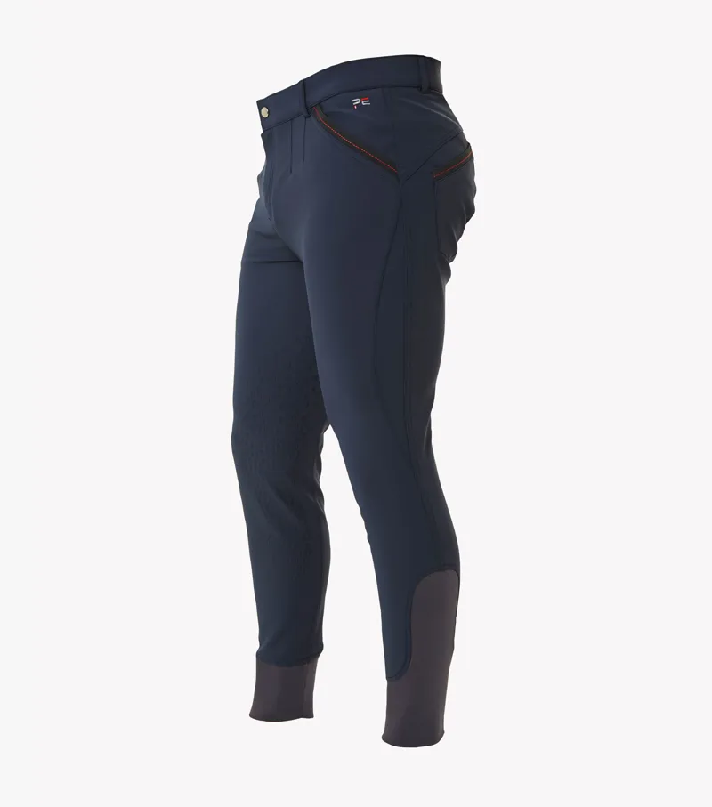 Premier Equine Barusso Men's Gel Knee Breeches Navy 4 Premier Equine Barusso Men's Gel Knee Breeches Navy - Image 2