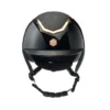 Charles Owen EQx Kylo Riding Helmet - Black Gloss/Rose Gold Sparkly -Equestrian Supply Store Black20Gloss20Standard20peak201