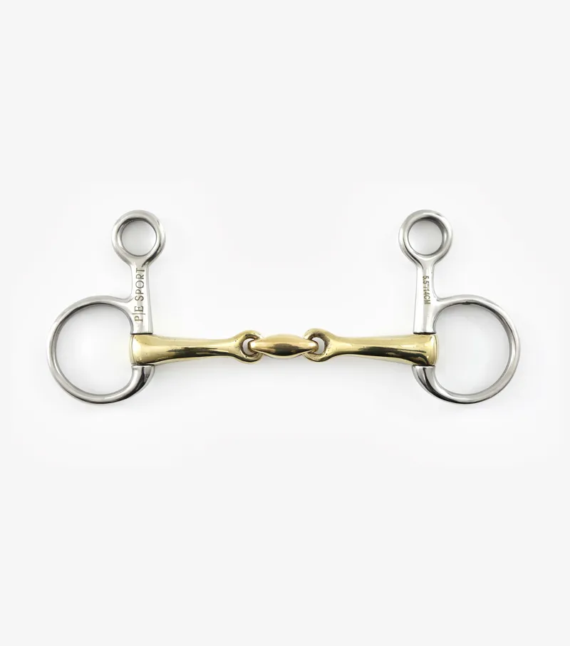Premier Equine Brass Alloy Hanging Cheek With Lozenge 3 Premier Equine Brass Alloy Hanging Cheek With Lozenge