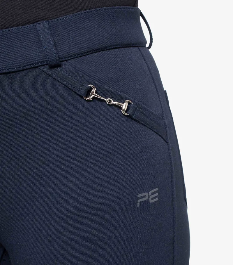 Premier Equine Brava Girls Full Seat Gel Riding Breeches Navy 7 Premier Equine Brava Girls Full Seat Gel Riding Breeches Navy - Image 5