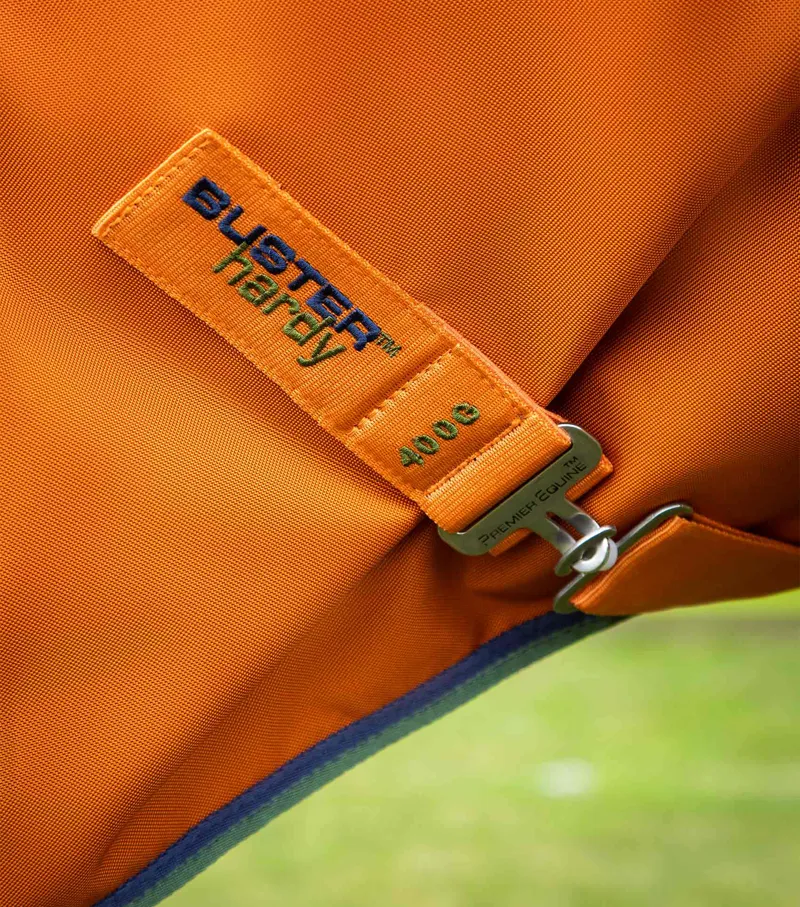 Premier Equine Buster Hardy 400g Half Neck Turnout Rug Burnt Orange 6 Premier Equine Buster Hardy 400g Half Neck Turnout Rug Burnt Orange - Image 4