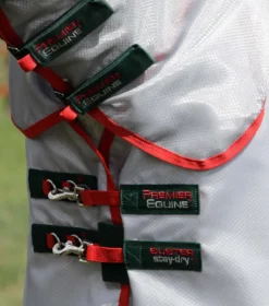 Premier Equine Buster Stay-Dry Super Lite Fly Rug With Surcingles Green -Equestrian Supply Store Buster Stay Dry Super Lite Fly Rug Green 3